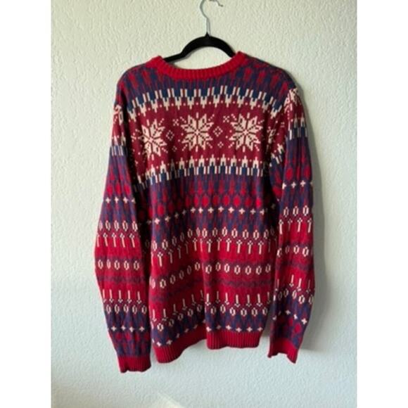 33 Degrees ugly holiday christmas sloth sweater - L - Picture 3 of 3